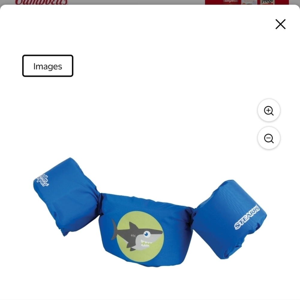 Blue Shark Swim Vest